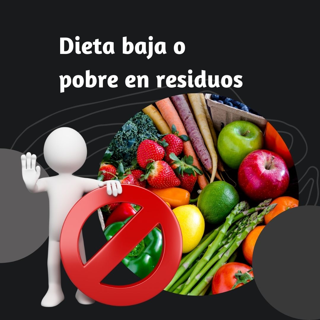 Dieta baja o pobre en residuos - My-PDiet.com - Nutrición