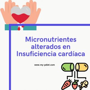 Micronutrientes alterados en Insuficiencia cardíaca, Nutrición, nutricionista clínica