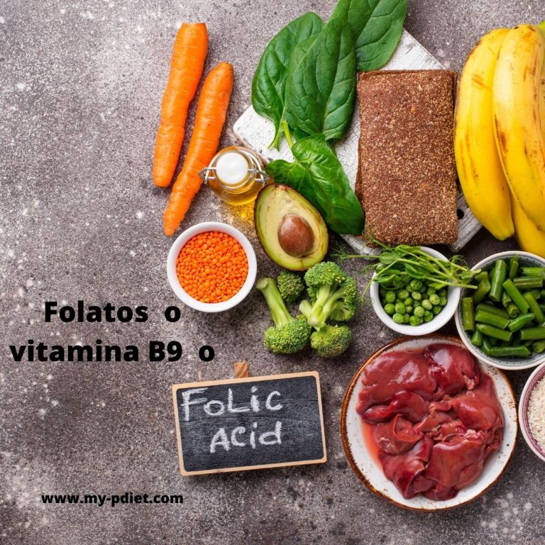 Conociendo a las vitaminas el ácido fólico, folatos o vitamina B9