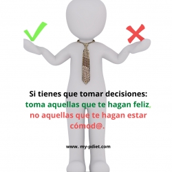 Frases motivadoras: Las decisiones  - Nutrición