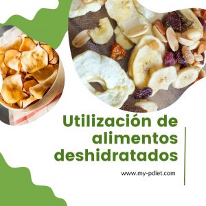 Utilización de alimentos deshidratados, nutrición, nutrición clinica