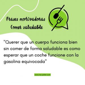 Frases motivadoras: comer saludable, nutricionista, nutricionista clínica