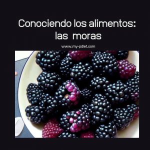 Conociendo los alimentos: las moras, nutricionista, nutricionista clínica