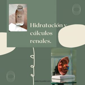 Hidratación y cálculos renales., nutricionista, nutricionista clínica