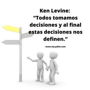Ken Levine: “Todos tomamos decisiones y al final estas decisiones nos definen., nutricionista, nutricionista holistica