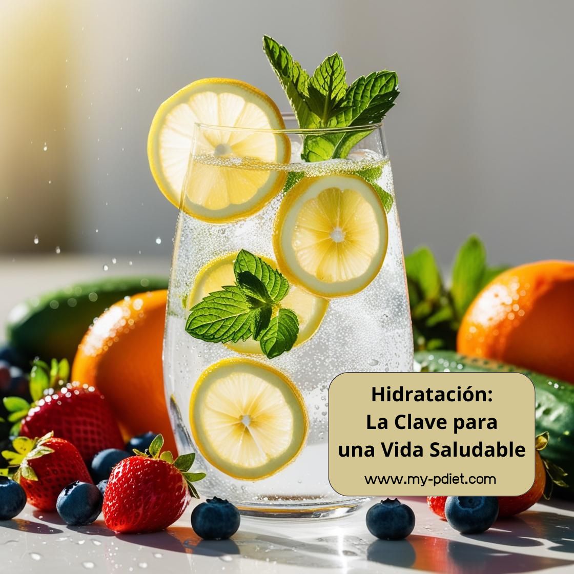 Hidratación: La Clave para una Vida Saludable - My-PDiet.com - Nutrición