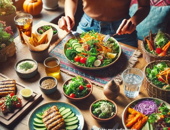 comer fuera de casa, ComerFueraSaludable, HábitosSaludables, NutriciónSinCulpa