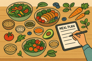 Planificación de Menús Semanales para una Dieta Equilibrada, MenúSemanalSaludable, PlanificaciónDeComidas, DietaEquilibrada, HábitosSaludables, AlimentaciónConsciente, MyPersonalDietConsulting