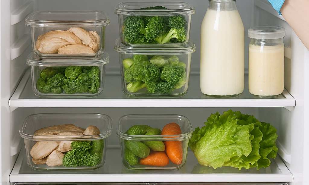 Errores comunes al almacenar alimentos en casa, SeguridadAlimentaria, VidaSaludable, AlimentaciónConsciente, ConsejosNutrición, PrevenciónEnCasa, MyPersonalDietConsulting.