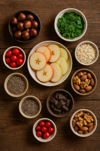 Los nuevos superfoods del otoño, superfoods otoño, tendencias nutrición saludable, adaptógenos, fermentados, proteínas vegetales, alimentos funcionales, bienestar, my personal diet consulting