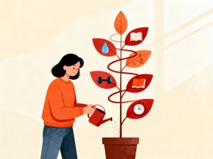 hábitos saludables, nutrición consciente, bienestar emocional, alimentación saludable, rutinas para diciembre, propósitos de año nuevo, hábitos sostenibles, autocuidado, planificación de hábitos, mindfulness y alimentación