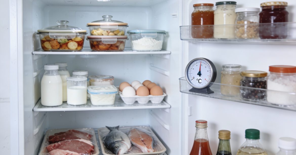 seguridad alimentaria, seguridad alimentaria en casa, nevera segura, temperatura de la nevera, higiene alimentaria, manipulación de alimentos, organización de la nevera, MyPersonalDietConsulting