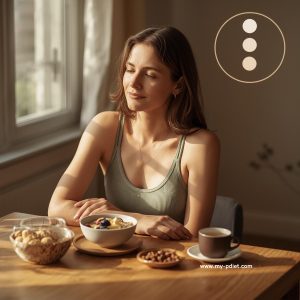 nutricion femenina, ciclo menstrual, sindrome premenstrual, hambre emocional, antojos, nutricion emocional, alimentacion consciente, salud de la mujer, salud hormonal, bienestar integral