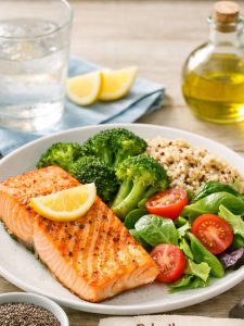 omega 3, ácidos grasos esenciales, salud cardiovascular, inflamación de bajo grado, alimentos ricos en omega 3, suplementación responsable, nutrición basada en evidencia, pescados azules, dieta cardiosaludable, nutrición clínica