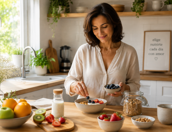 menopausia vuelta a la rutina alimentación saludable descanso