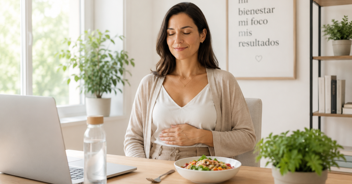 microbiota intestino irritable vuelta trabajo salud digestiva mujer