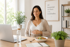 microbiota intestino irritable vuelta trabajo salud digestiva mujer